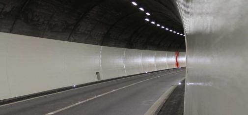 View of the rehabilitated Aeuli Tunnel.